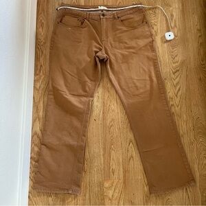 Bulletprufe Jeans Mens 40 x 34 Brown Adventure 5 Pocket Denim